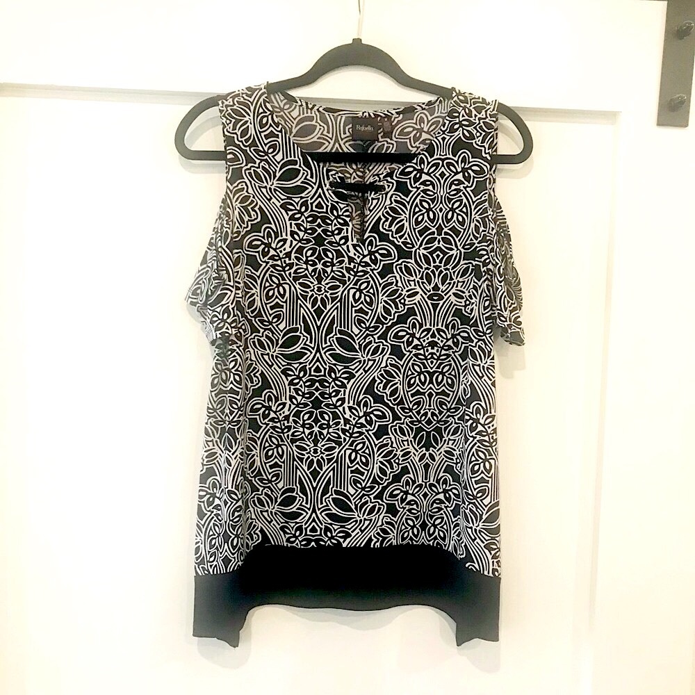 Rafaella Cold Shoulder Blouse